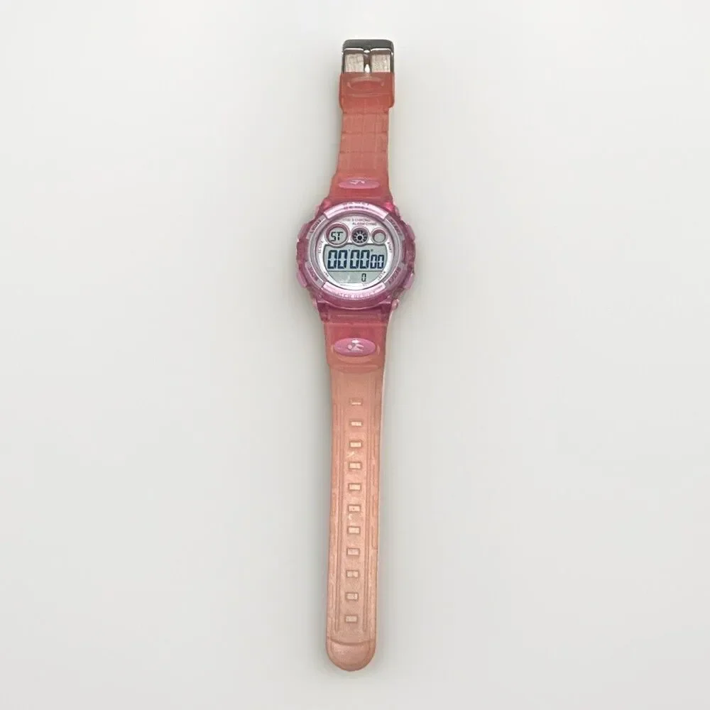 SKMEI Digital Watch, 50M Waterproof Pink Watches For All Ages Sports LED Light